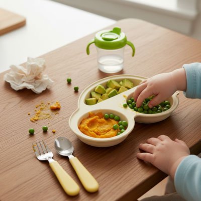 Assiette bébé ventouse 